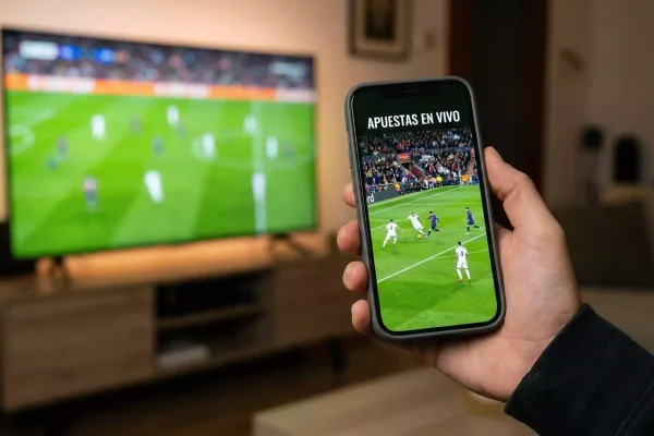 Apuestas en vivo en un partido de la Serie A italiana