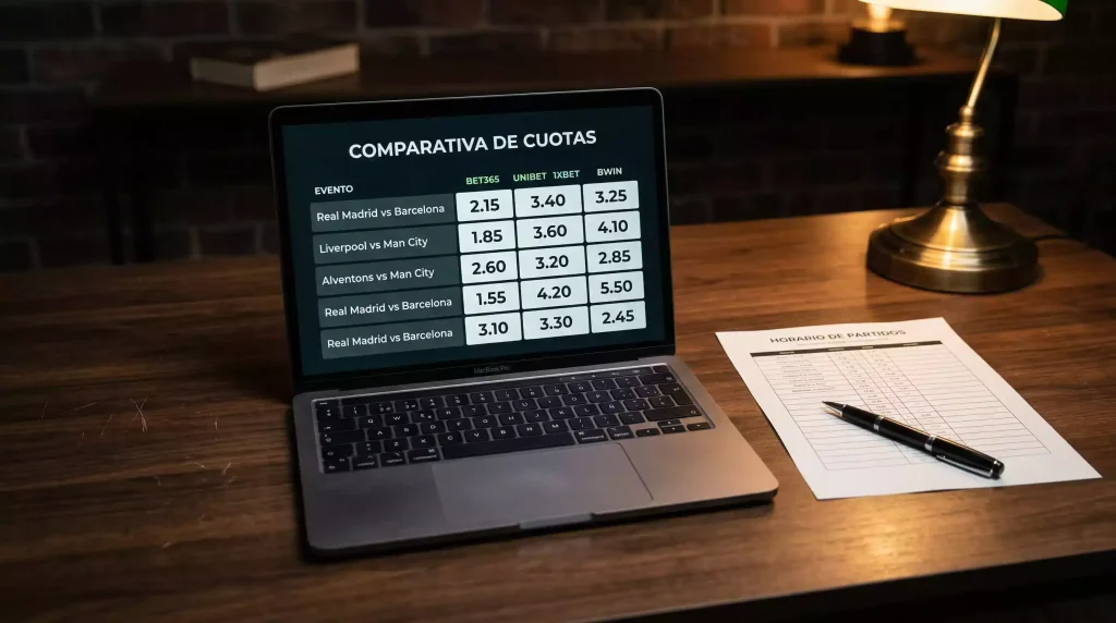 Comparativa de cuotas de la Serie A entre operadores
